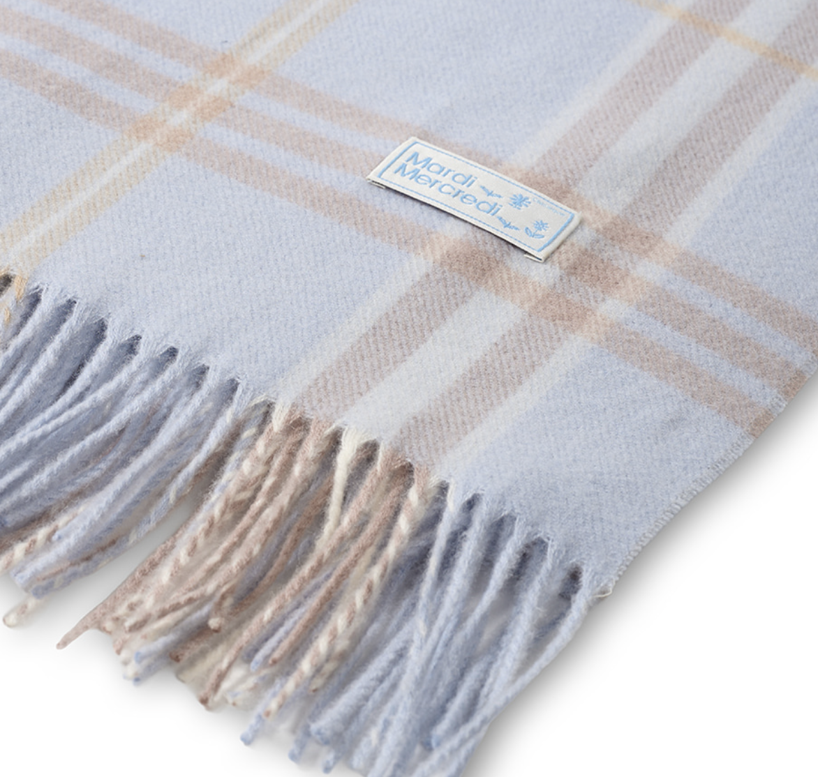 限時‼️韓國 Mardi Mercredi 拼色格仔羊毛頸巾｜WOOL MUFFLER CHECK 