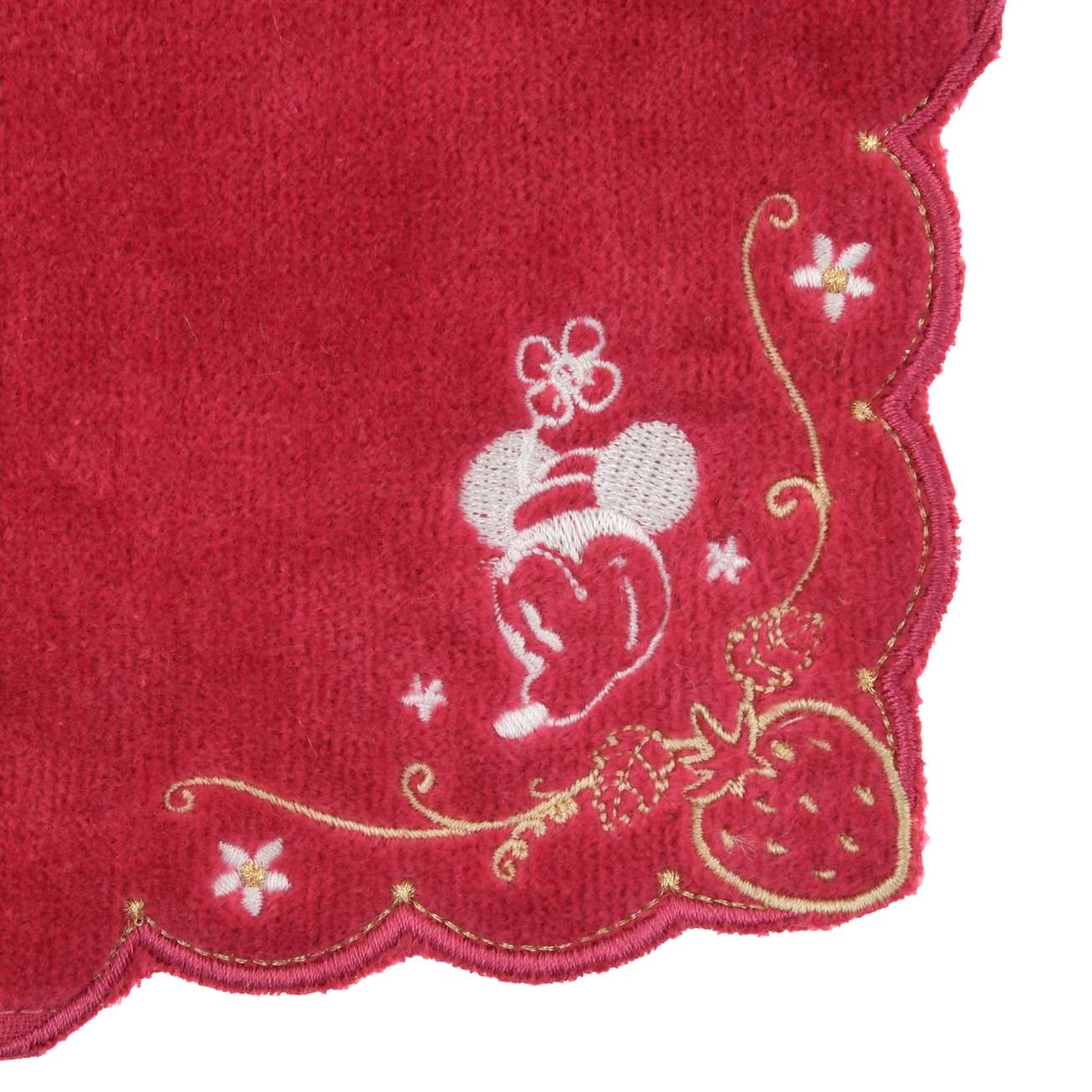 🎀【預訂】Glossy Fruits Strawberry＆Flower Minnie Mini Towel