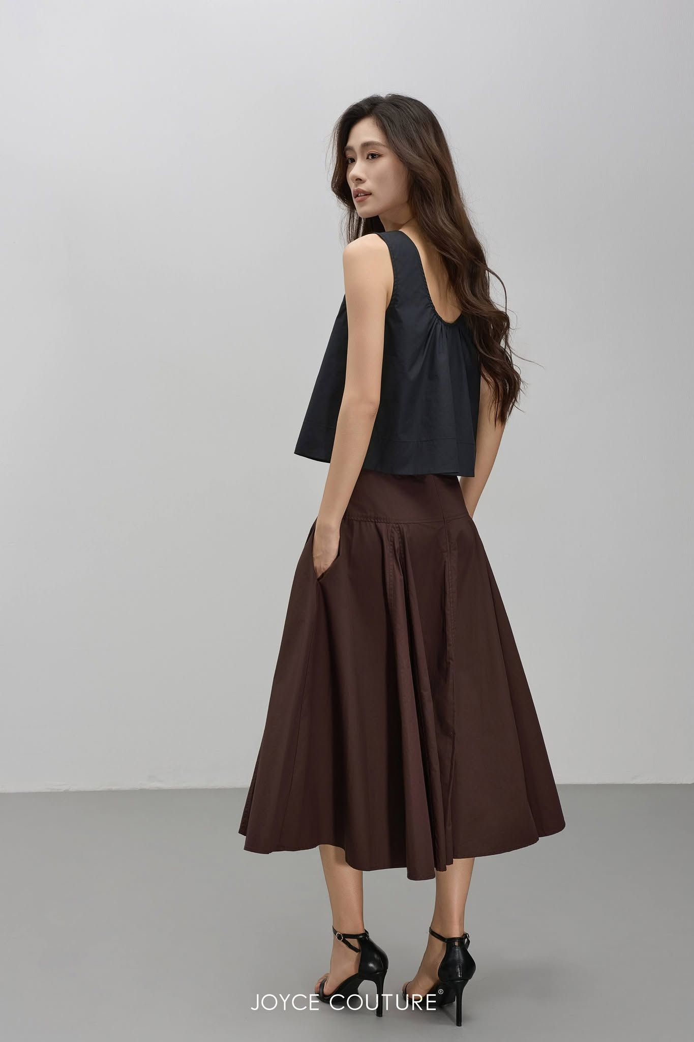 无袖A字上衣 T0149