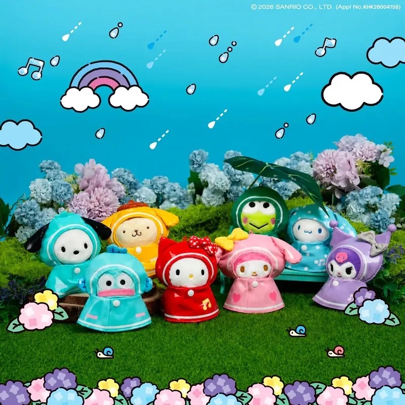 📝預訂📝 🌸Olive Young X Sanrio 韓國🇰🇷限定 雨褸版鎖匙扣
