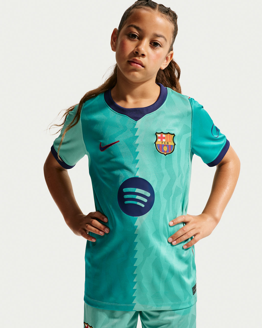 Nike Barcelona 巴塞羅拿 2026-27 三客童裝球迷版球衣 (可加印字章) II6686
