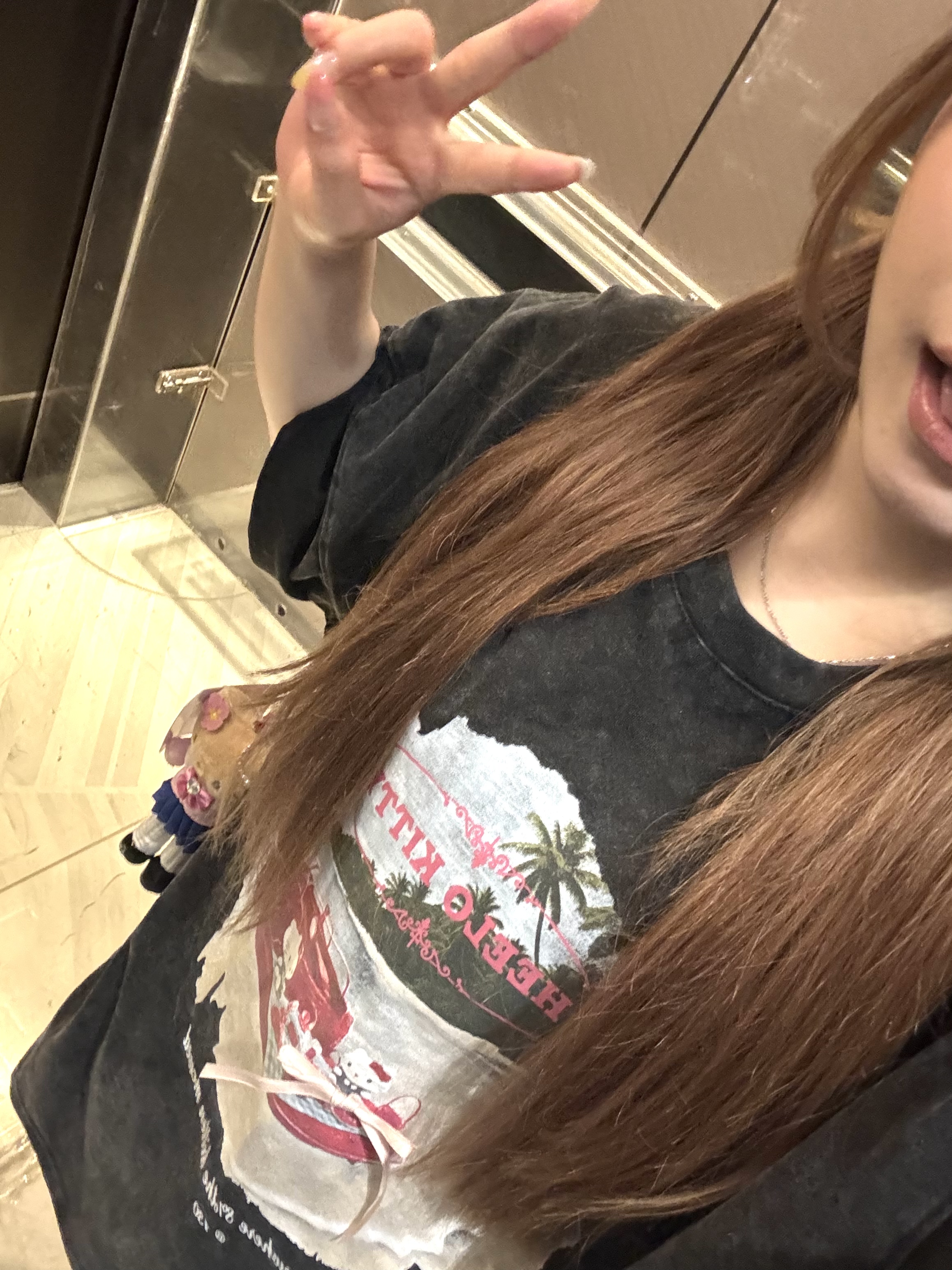 限定泰🇹🇭貨！kitty水洗oversized tee