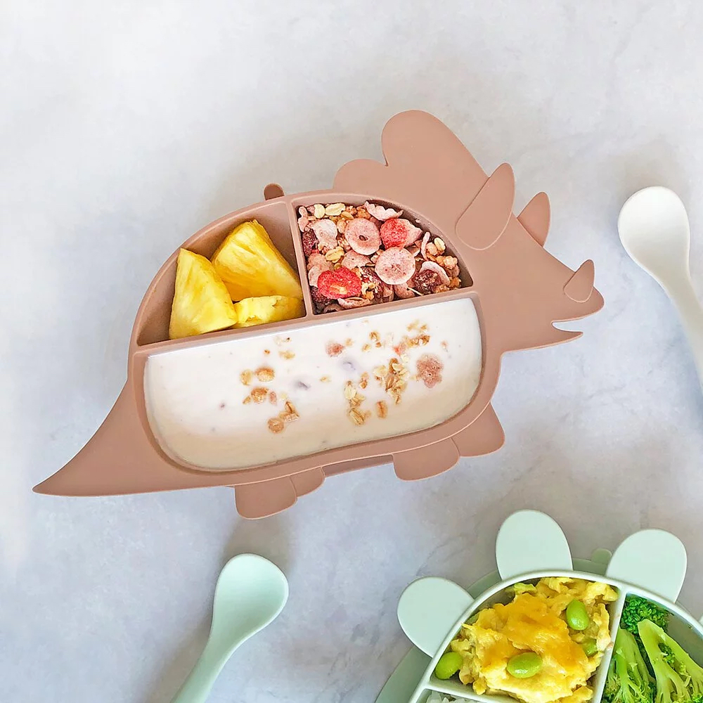 Besovida恐龍兒童學習餐盤