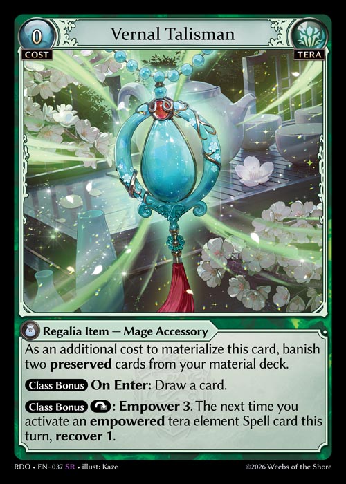 Vernal Talisman / RDO-037 (SR)