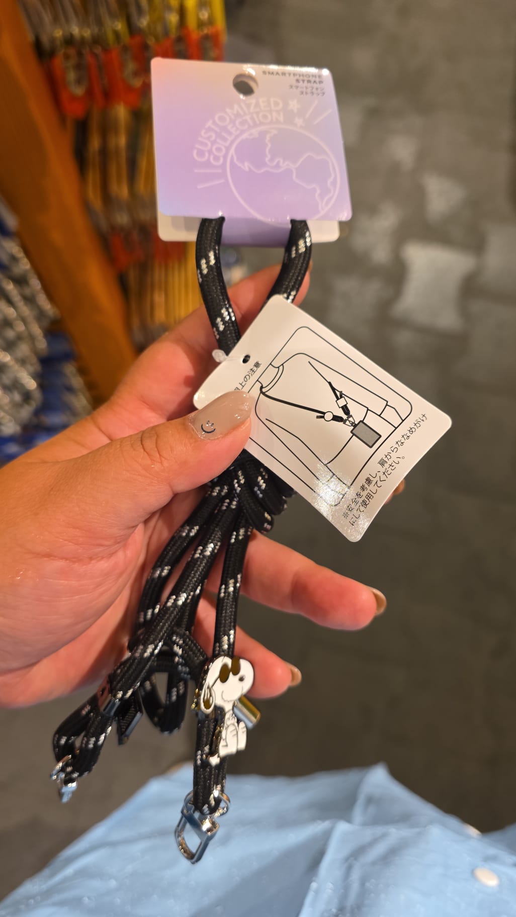 snoopy smartphone strap