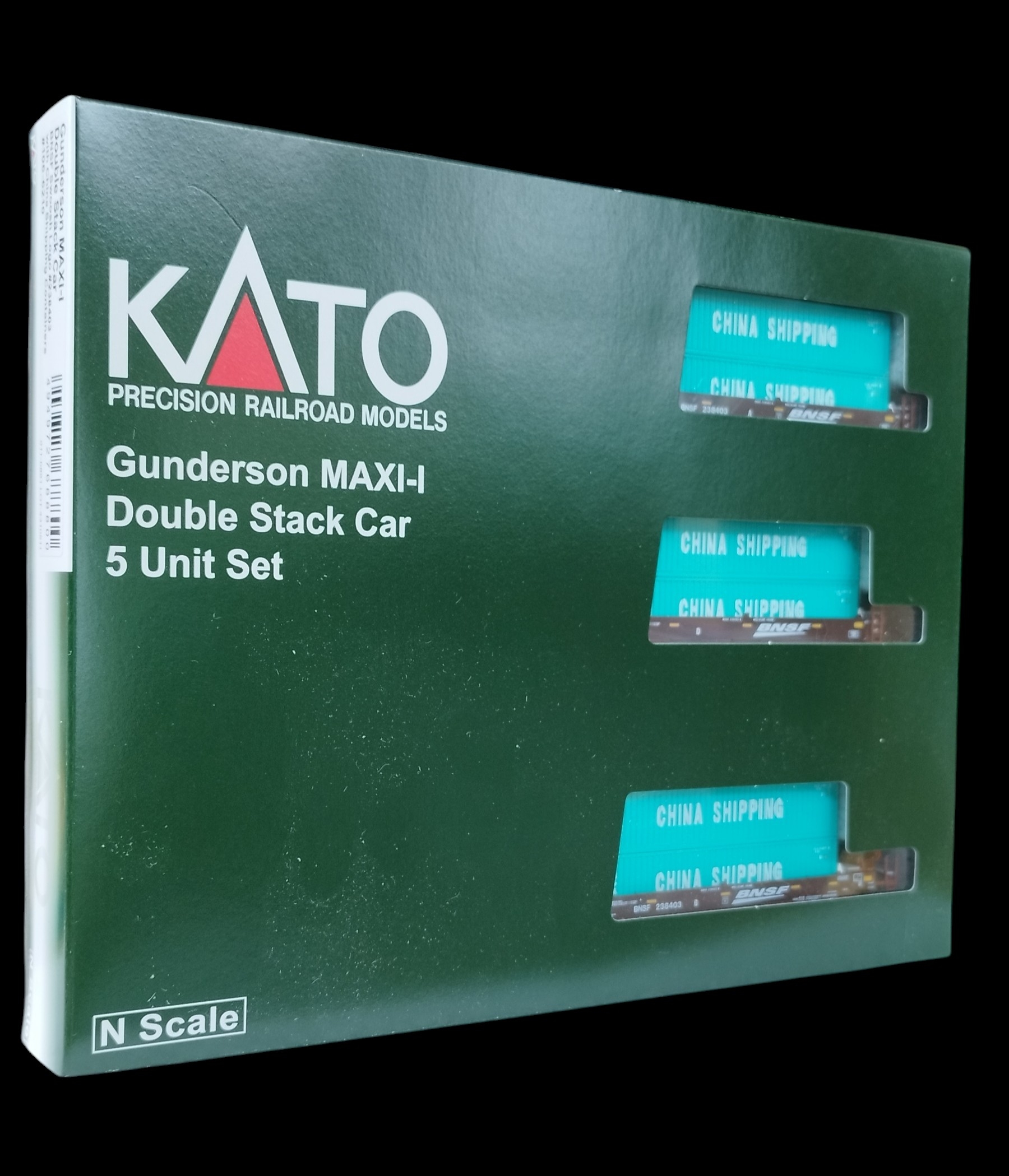Gunderson MAXI-I Double Stack Car Kato #106-6210 5 unit set
