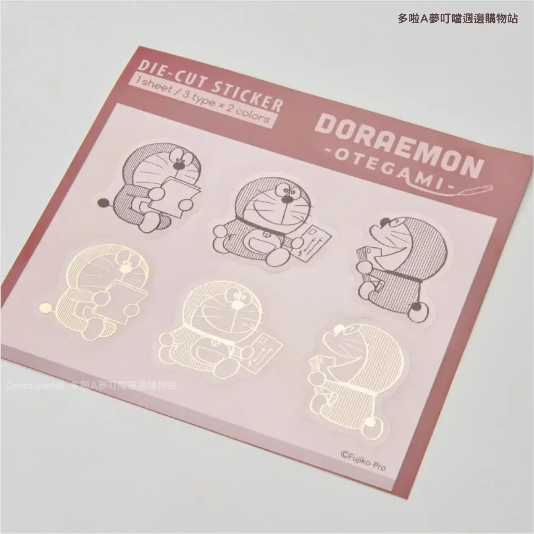 [只限訂購] 多啦A夢貼紙 透明貼紙 文具 Doraemon日本郵政系列｜禮物