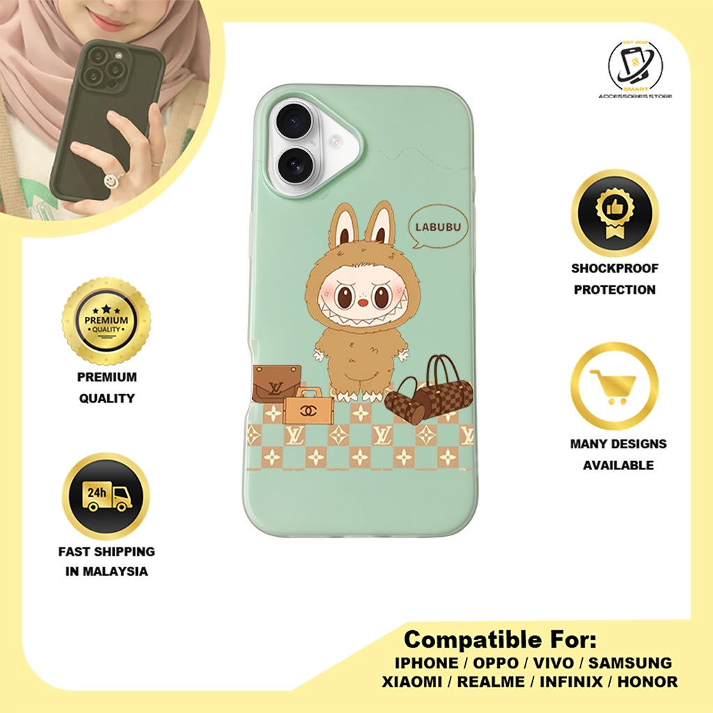 JELLY CASE PHONE FOR IPHONE - DESIGN LABUBU B