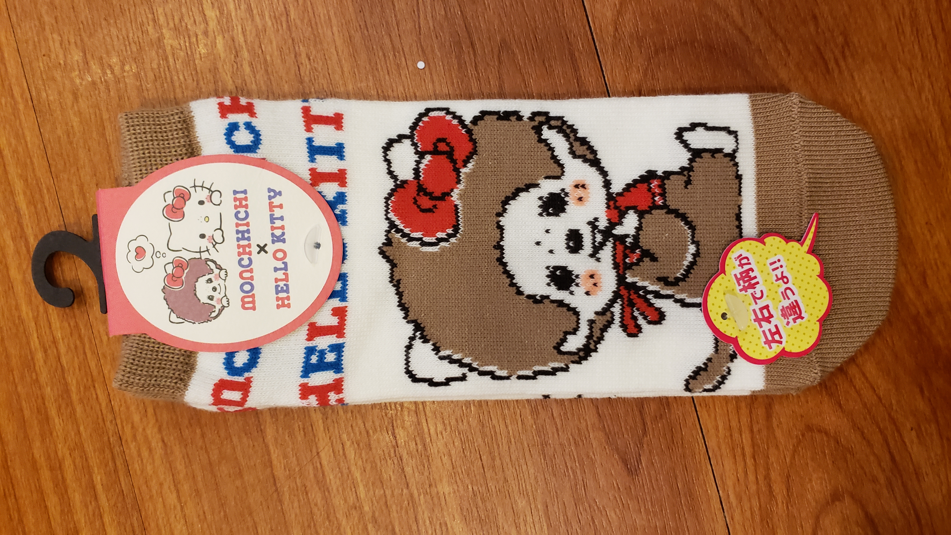 Monchhichi X Hello kitty襪MGL-65-0201