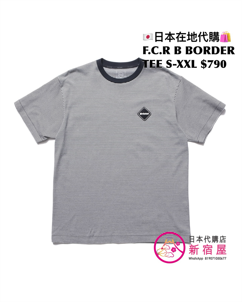 F.C.REAL BRISTOL BORDER TEE/ LS TEE