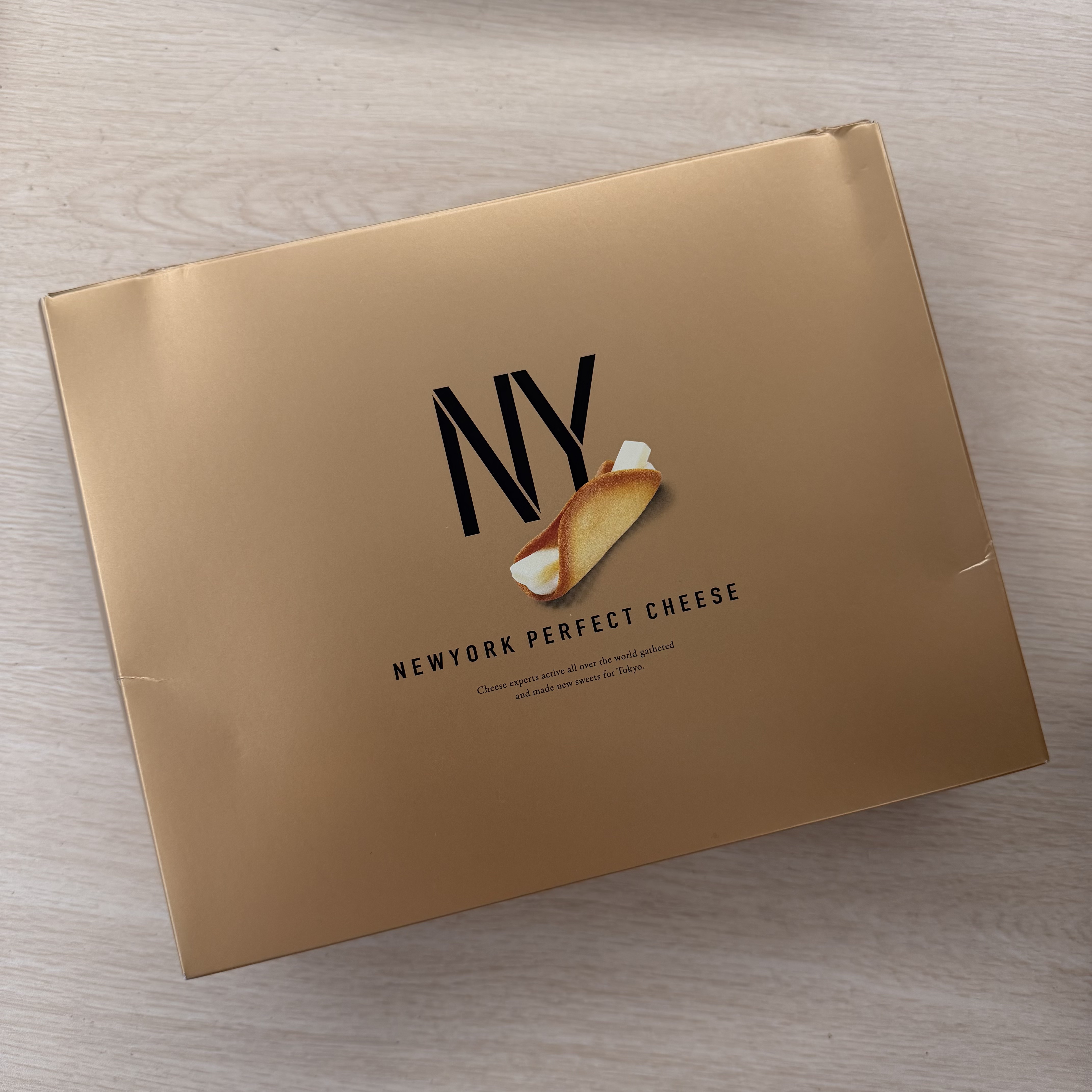 #現貨 *盒子損毀 15件裝 New York Perfect Cheese 奶油芝士脆餅 