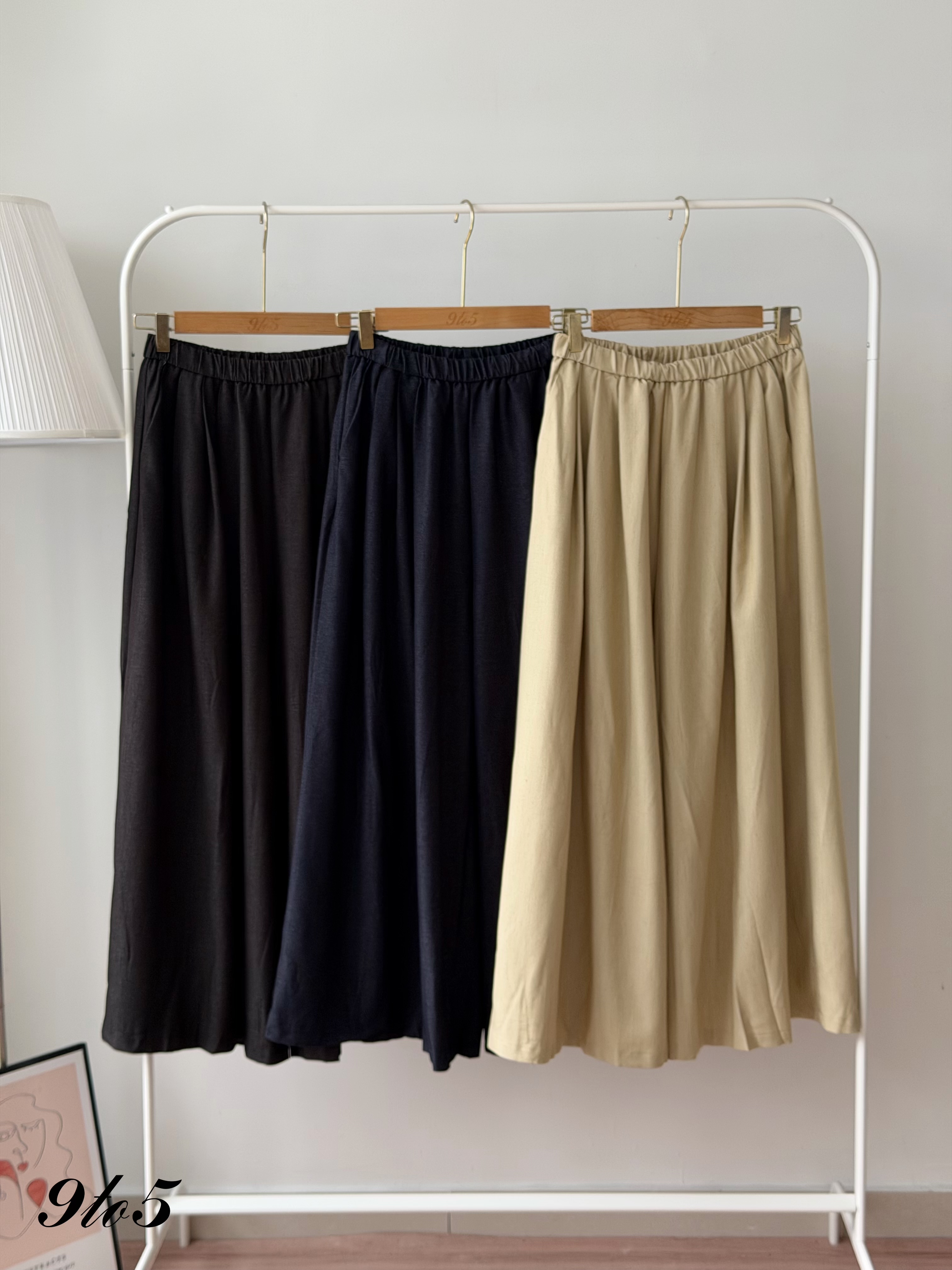 S2020 Wide Leg Long Pants - 3 Colors 