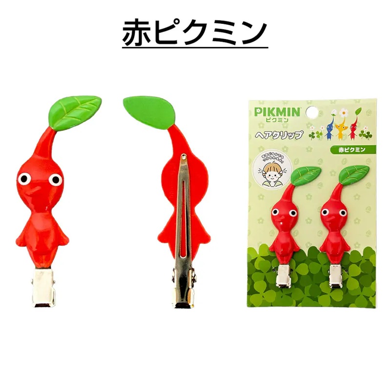 pikmin 紅色皮克敏 髮夾