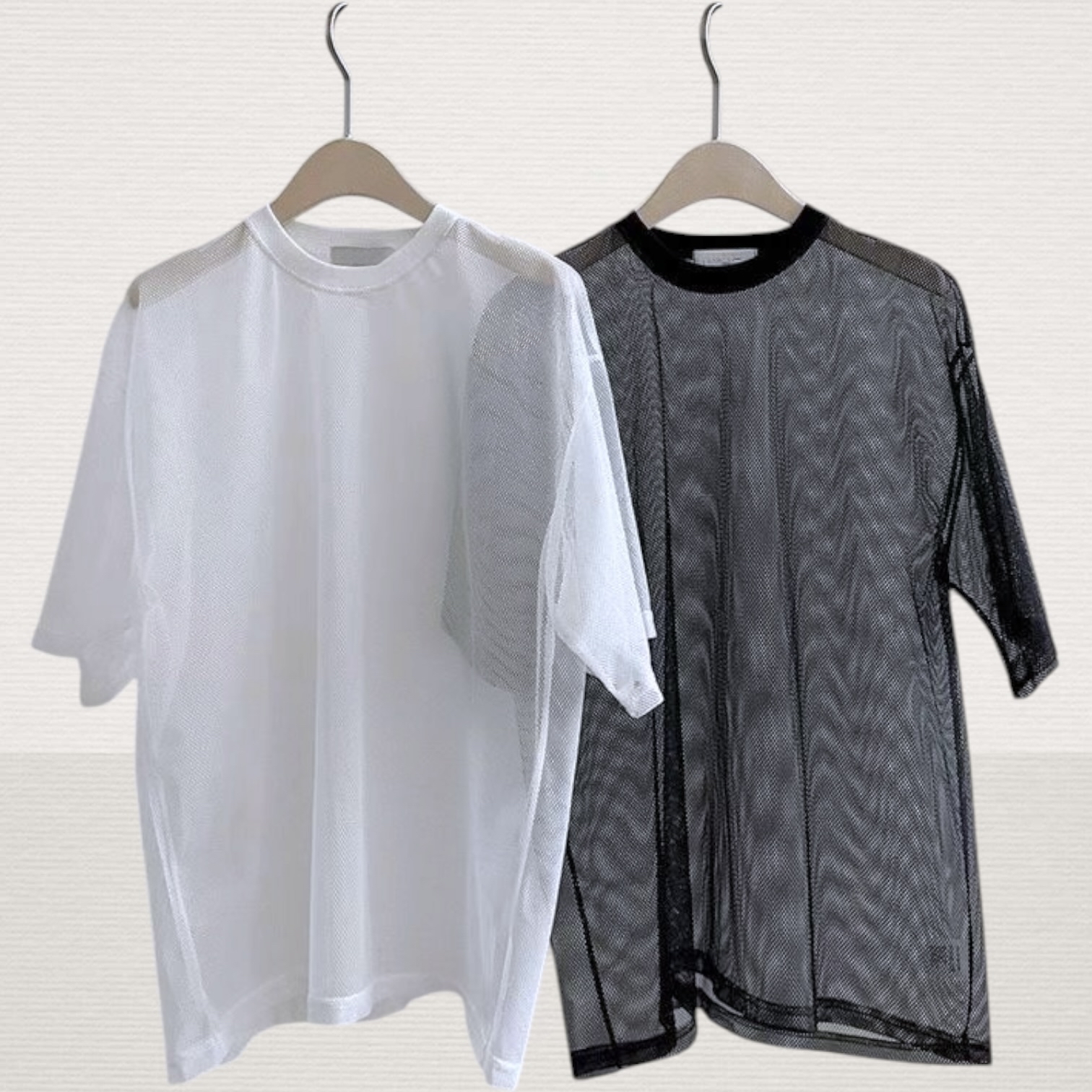 221263短袖網網tee
