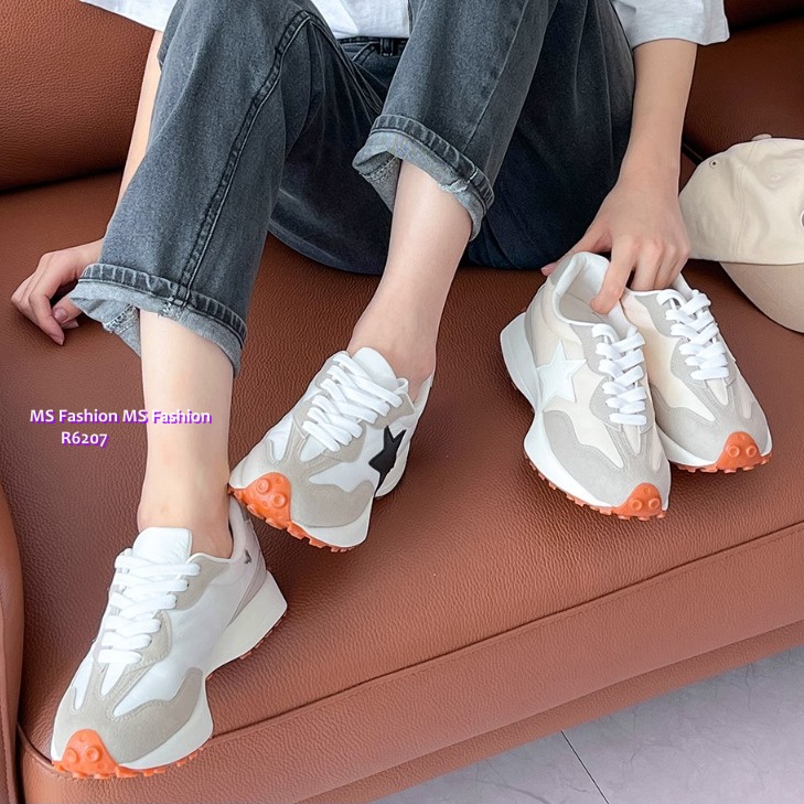 R6207 韓國🇰🇷拼色星星修腳sneakers