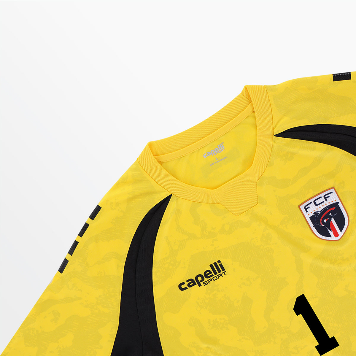 *限定預售【經典見證】Capelli Cabo Verde 佛得角黃色門將球衣連Vozinha 一號官方字 AGA-14279R