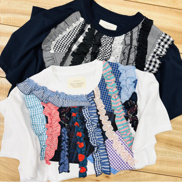 日本製 TORI-TO x BEAMS BOY 拼款衫