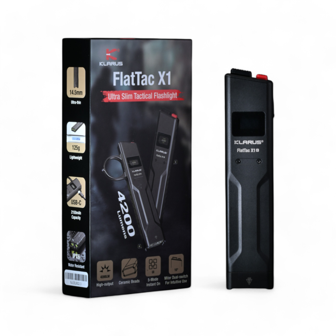 Klarus X1E FlatTac 超薄戰術照明燈