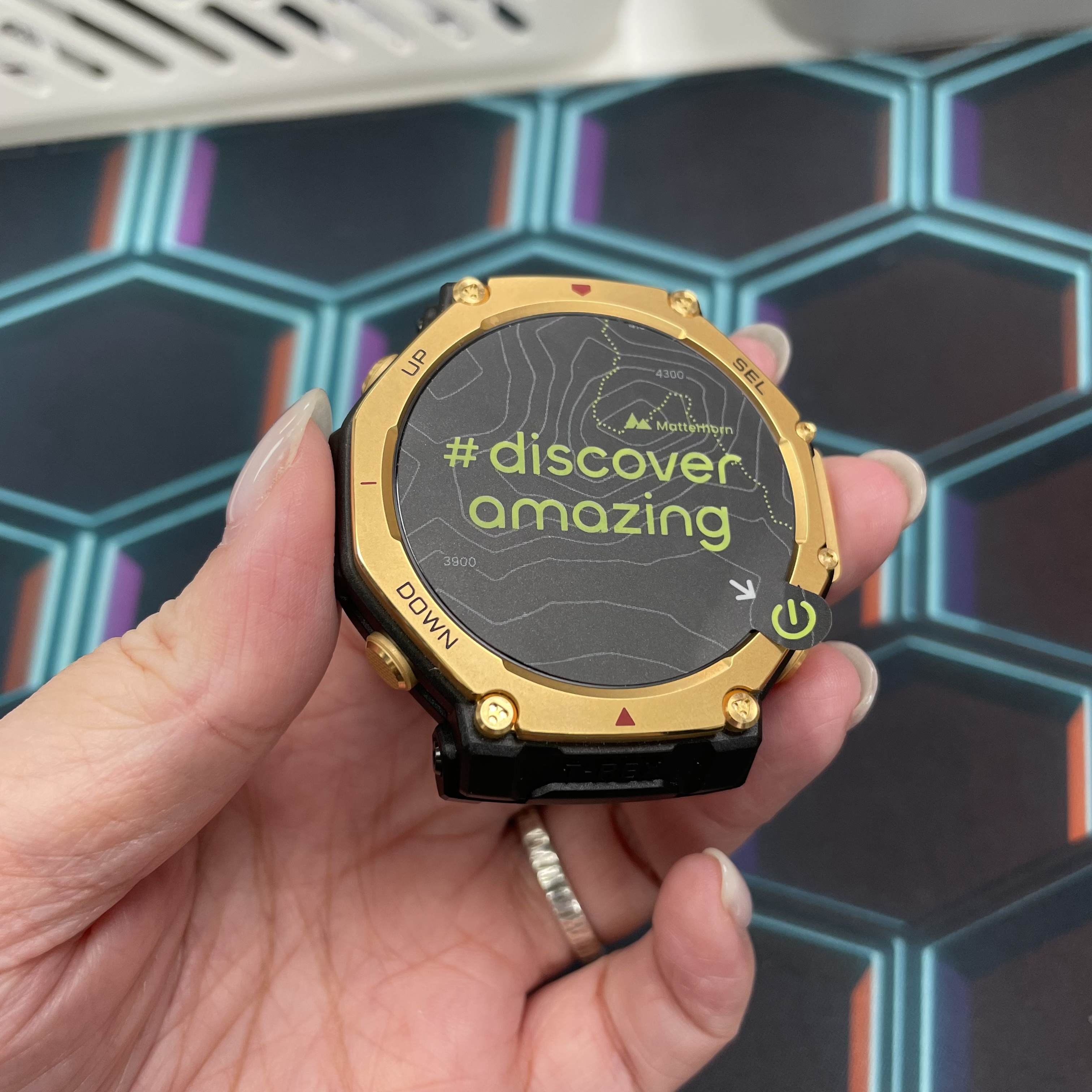 *6613 Amazfit T-REX 3 Pro Smart Watch 全新機 48mm 黑金 black gold