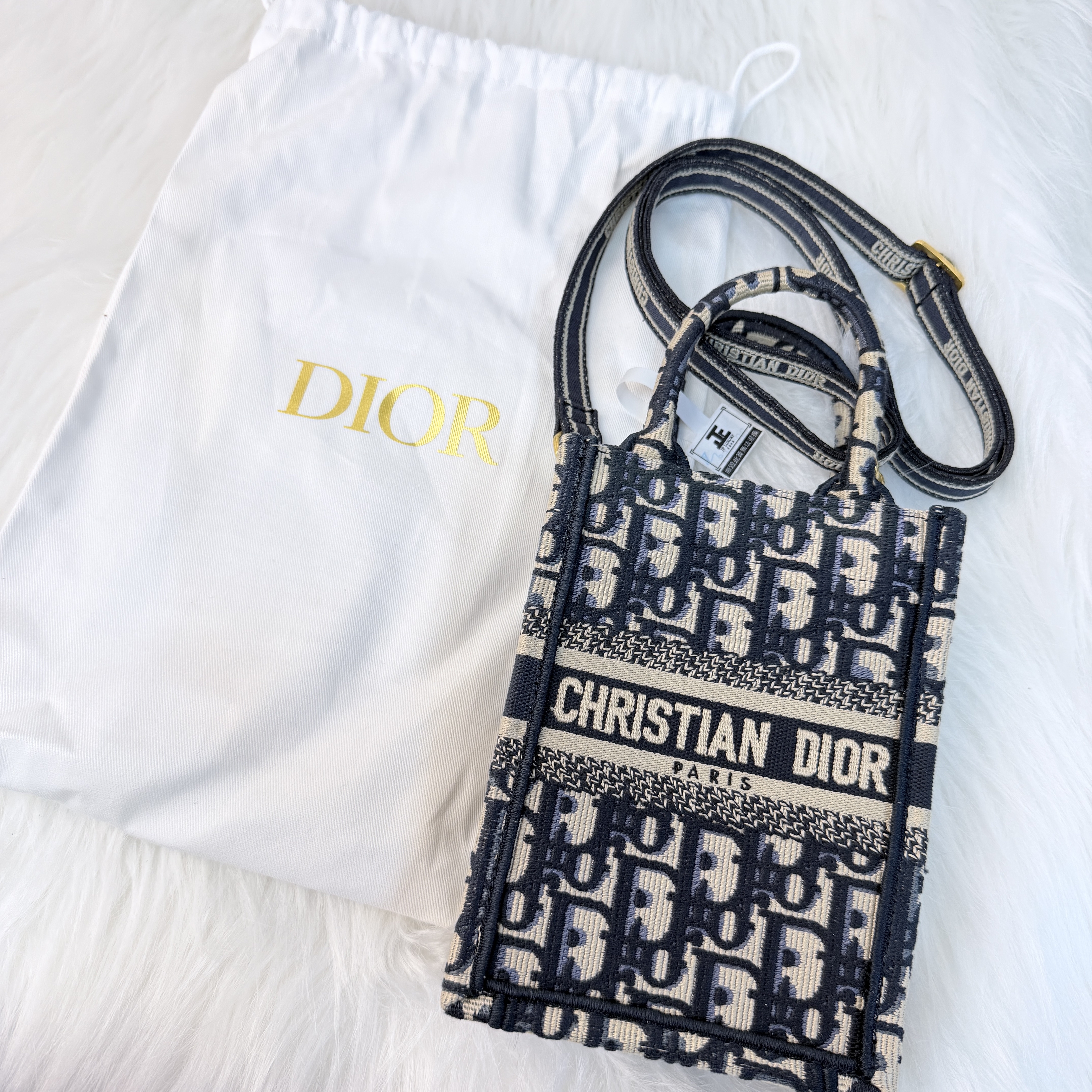 老花經典 Dior mini tote bag💖