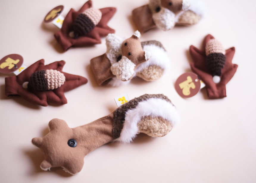 韓國 小松鼠🐿️ 頸圈掛飾