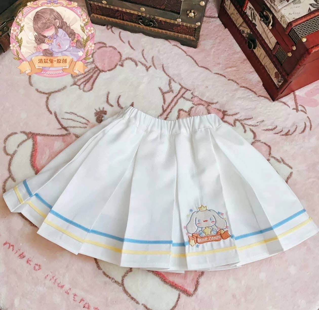 JK04 玉桂狗 炸屁/百褶裙