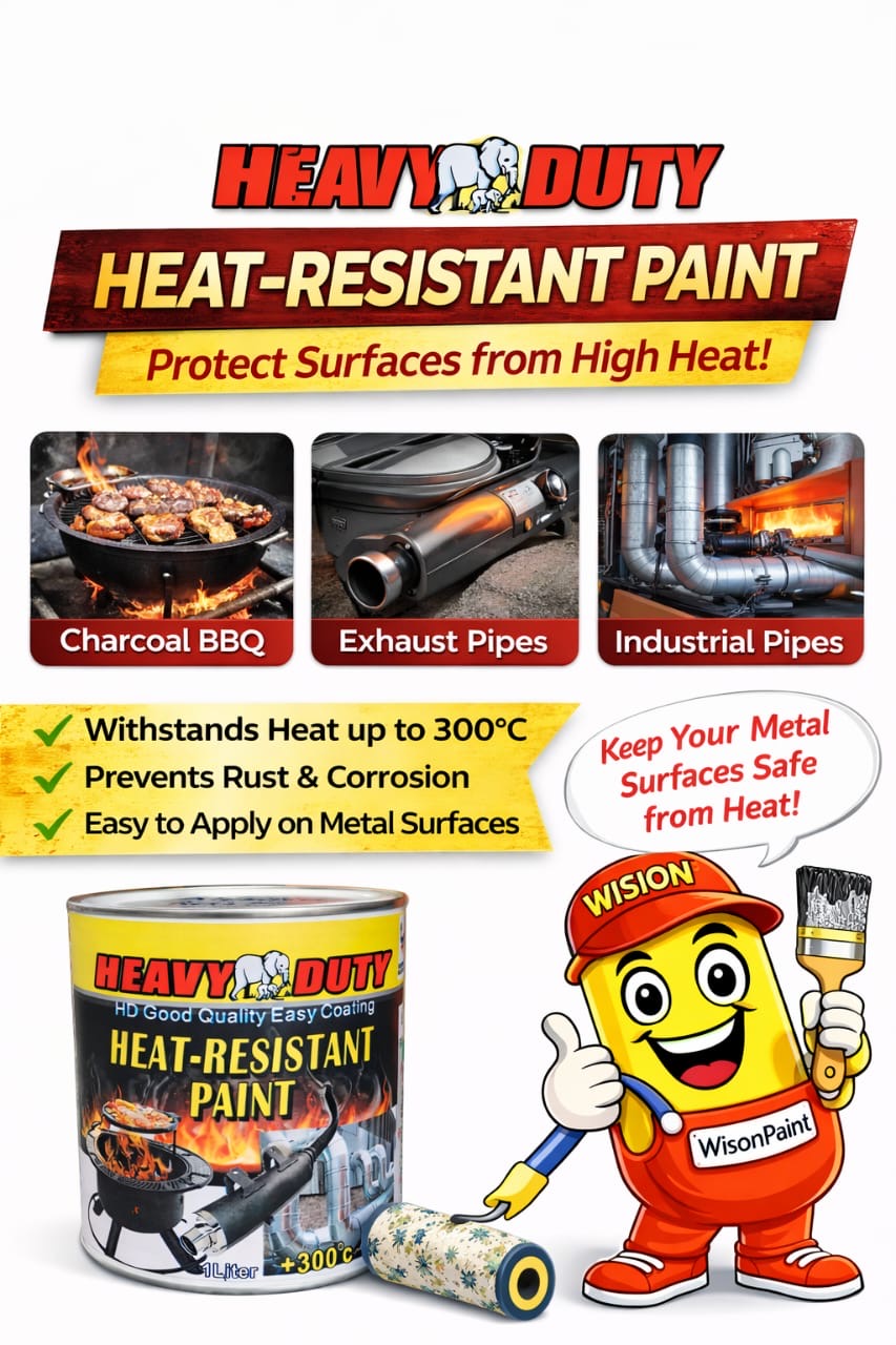Heat-Resistant Paint Protect Surface from High Heat