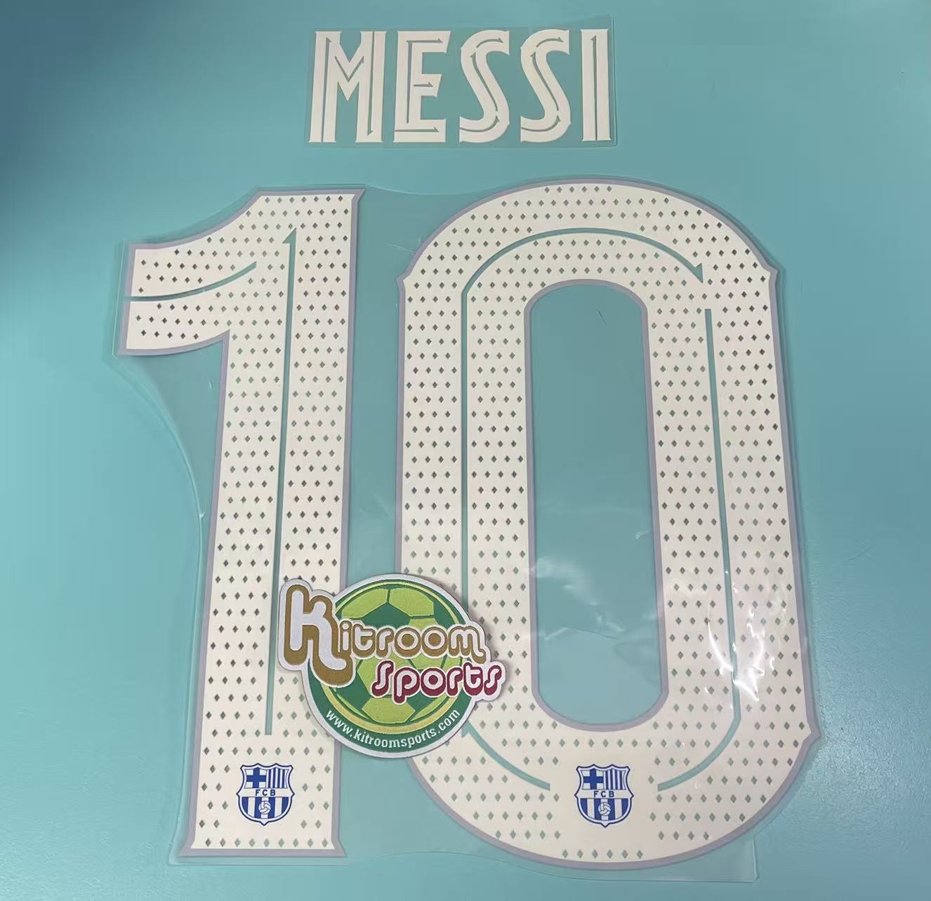 2021-22 Barcelona Home Cup Nameset #10 MESSI