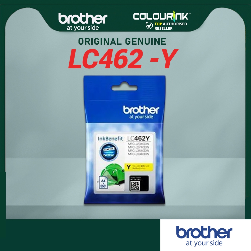 Brother LC462 Cyan Magenta Yellow Black Original Ink Cartridge MFC-J2340DW MFC-J2740DW J3540DW J3940DW LC-462 LC462XL