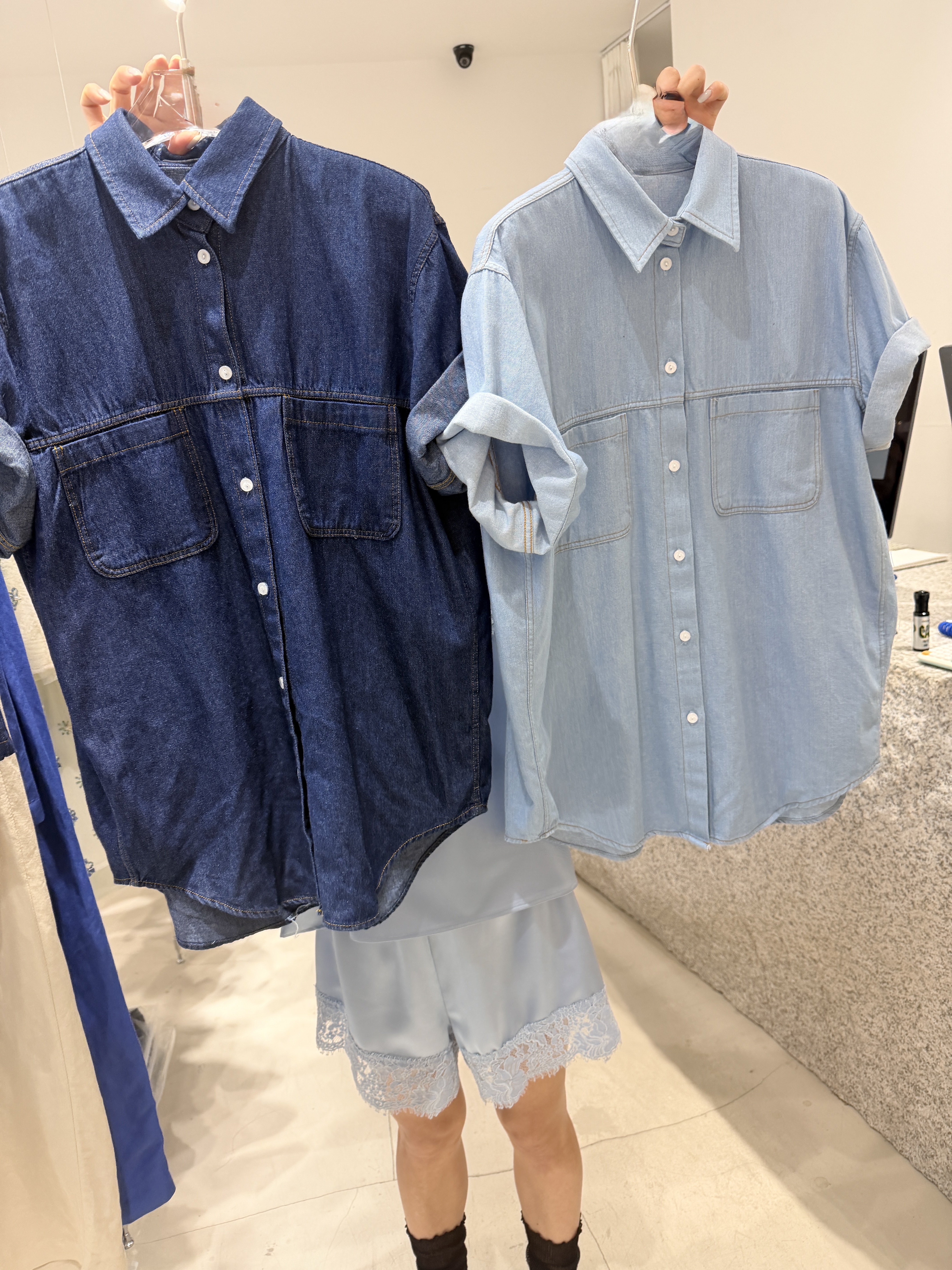 Light denim shirt