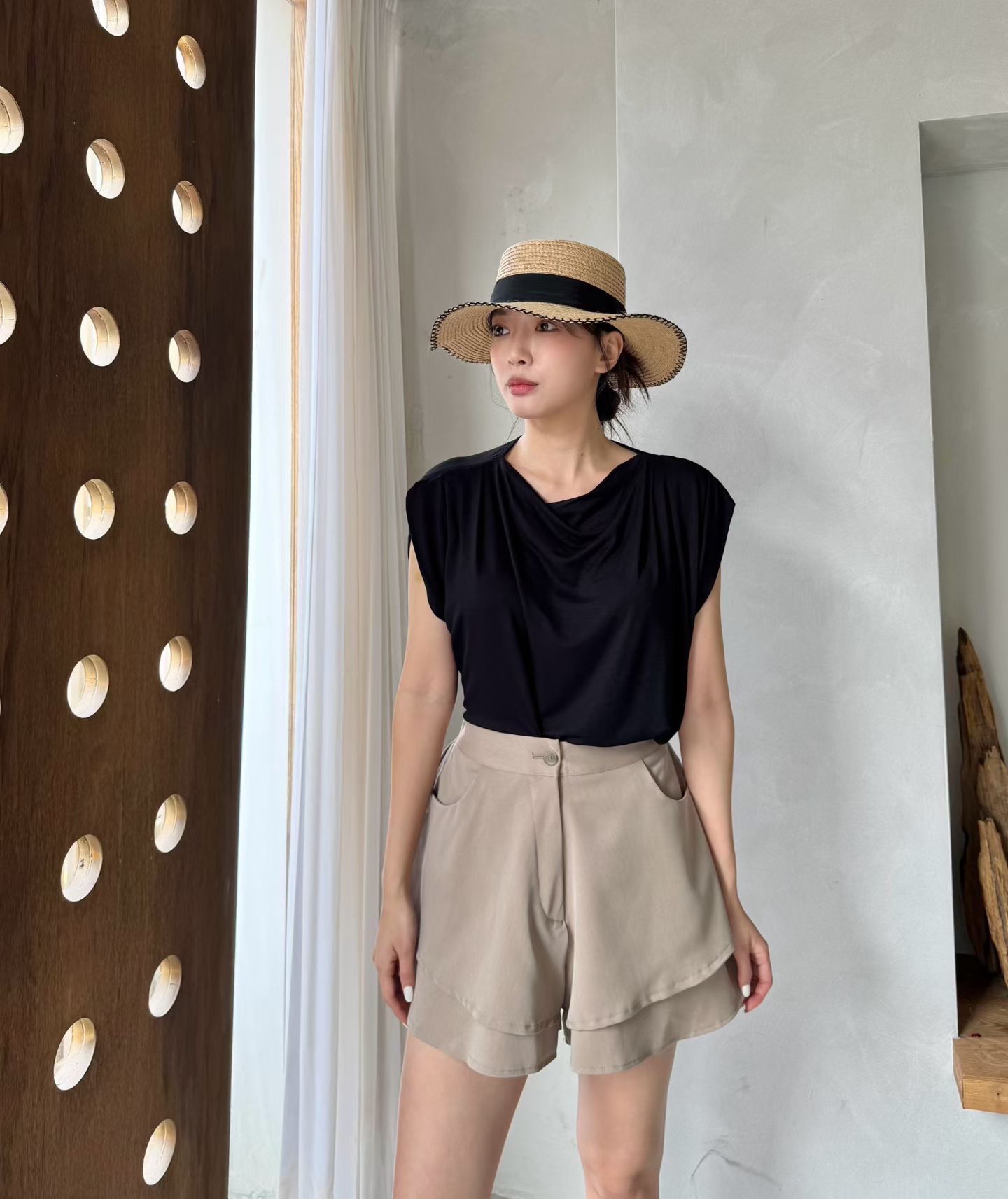 M18 法式垂墜感寬鬆背心