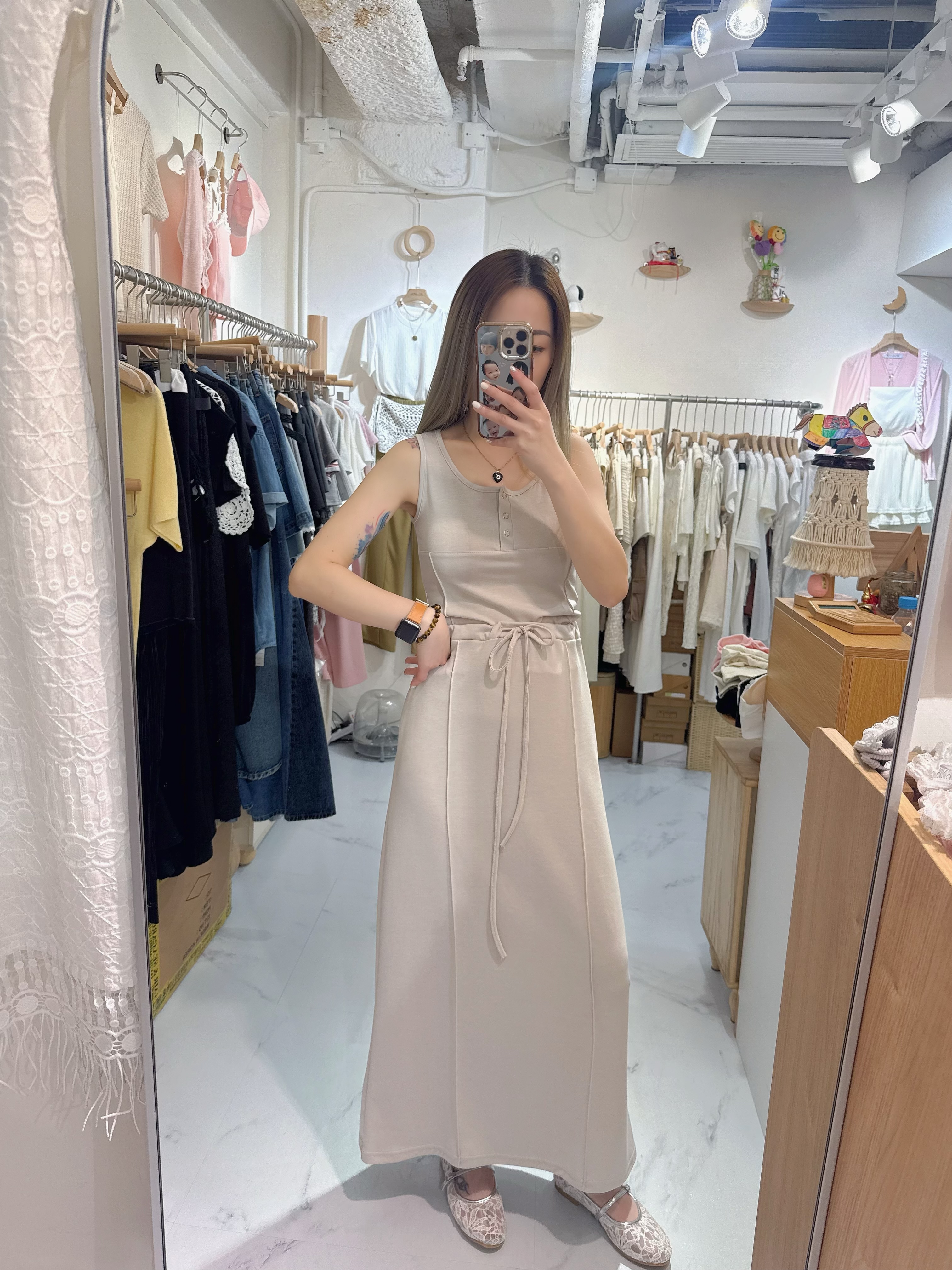 vest + skirt set