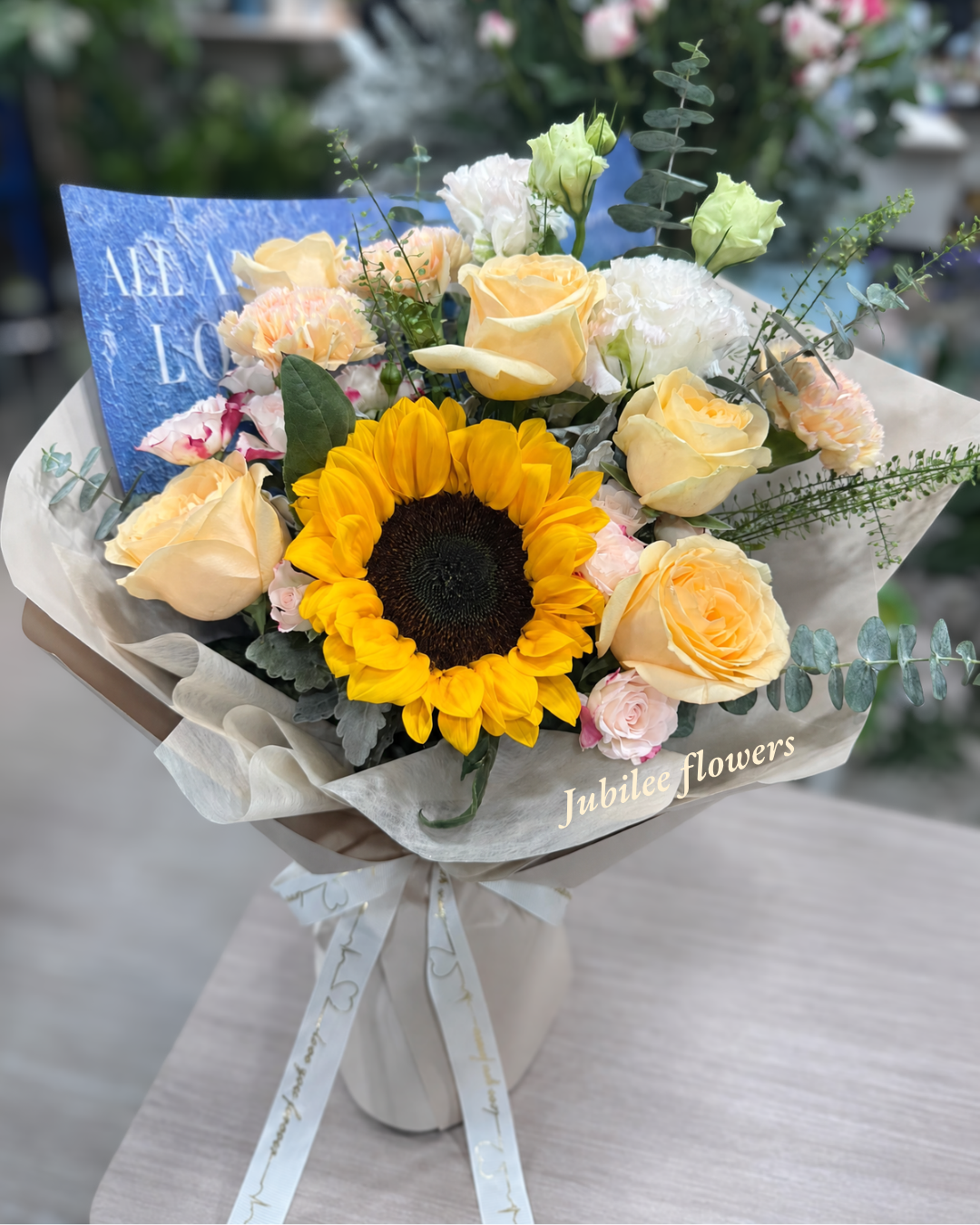 🌻向日葵 · 玫瑰混搭花束 