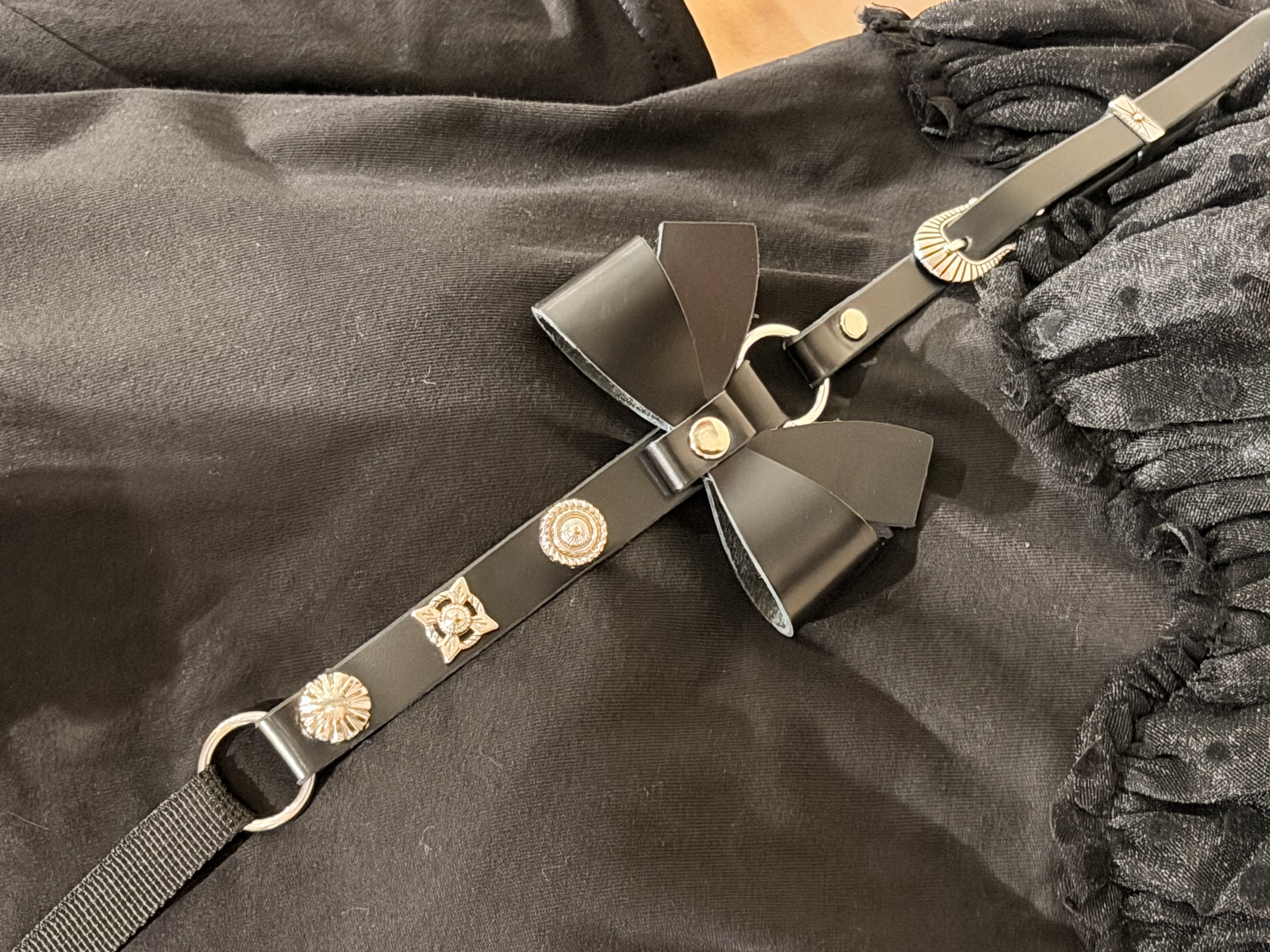 日本handmade蝴蝶結電話斜孭繩