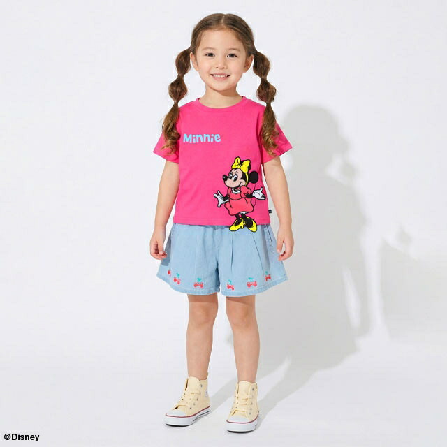 🆕【⭐訂購⭐】🇯🇵 日本直送 🌀#Disney #Mickey / #Minnie 不規則剪裁下擺短袖Tee🌀[ELCA-0097][260318]