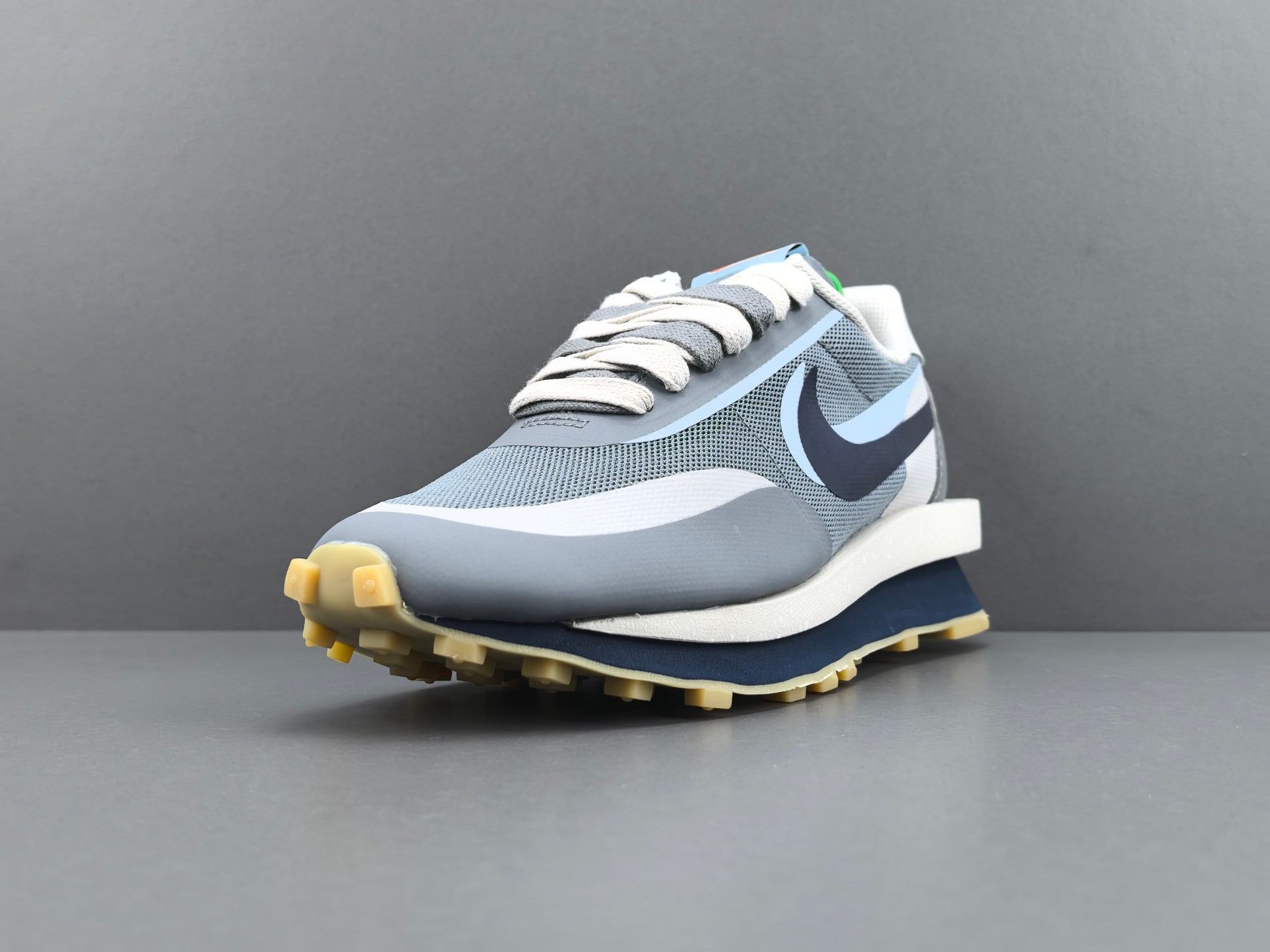 Nike LDWaffle x Sacai x CLOT "Kiss of Death 2" Cool Grey