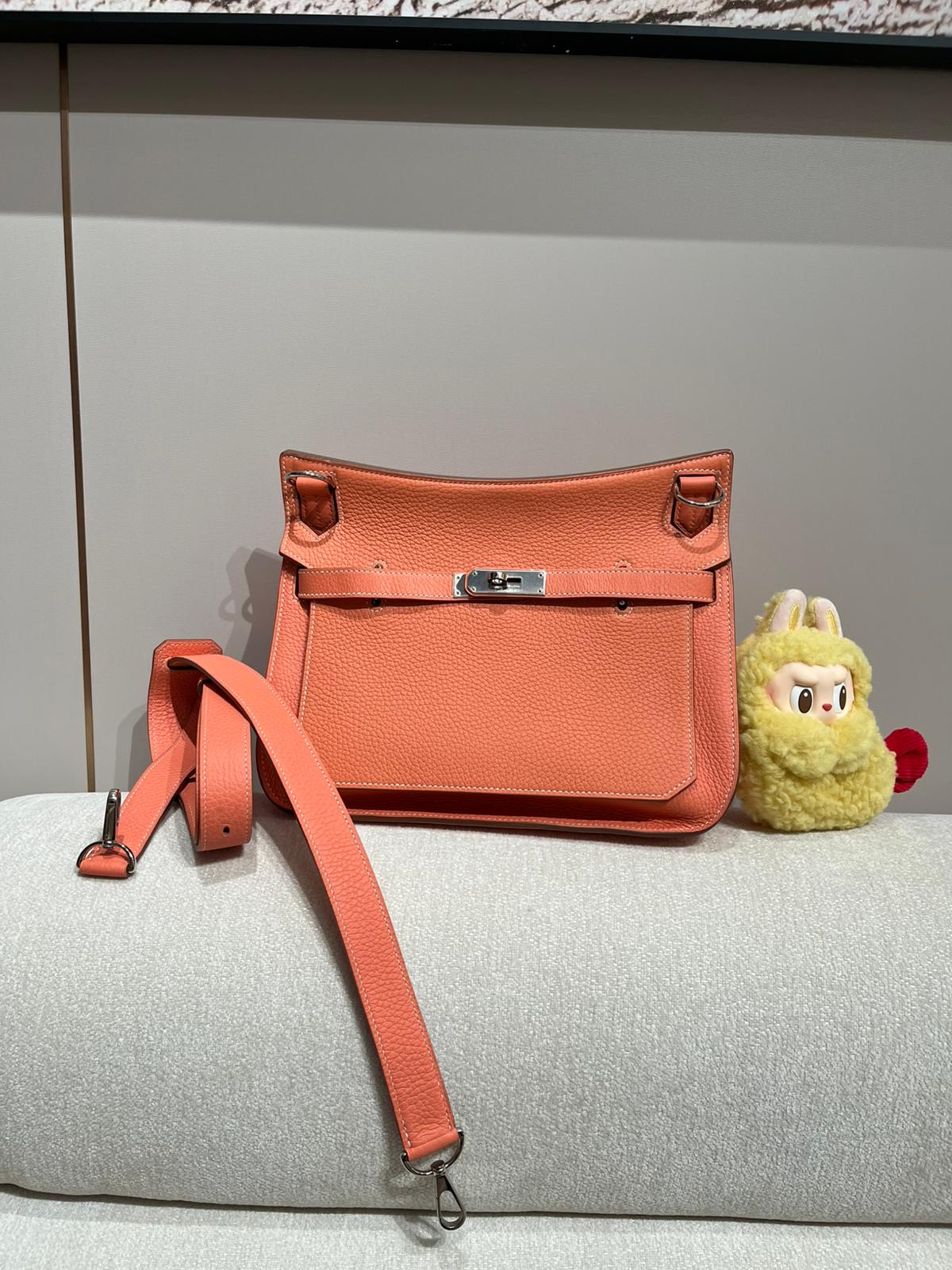 Hermes jypsiere 28, 龍蝦粉STAMP R 100%Authentic,98%new ✅strap✅dust bag✅box 