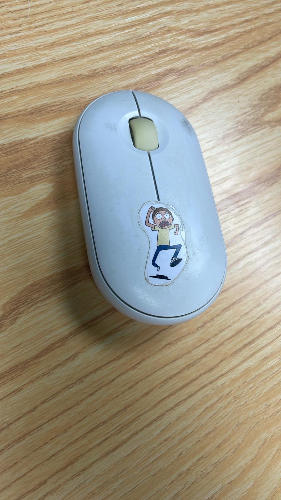 卡通人物無線滑鼠