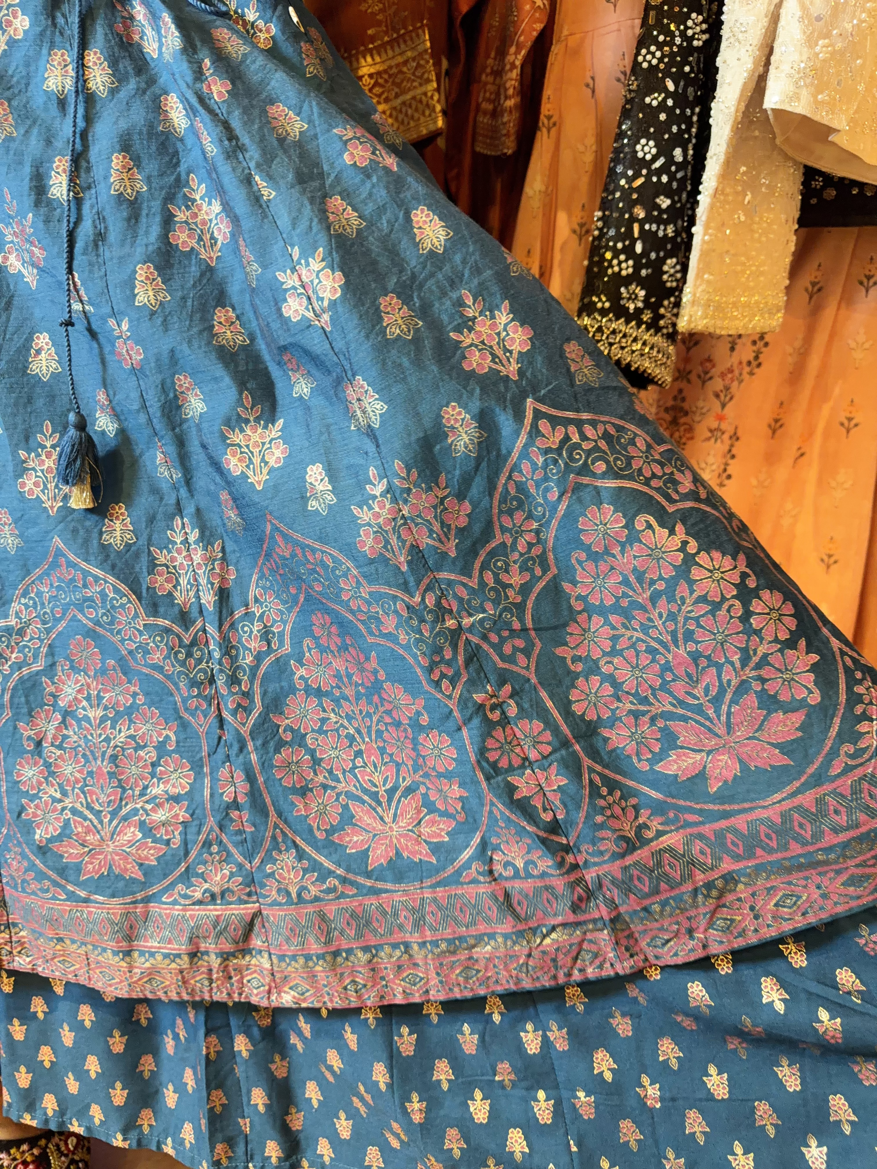 Navy Blue 4-Rope 2-layer see-thru sleeve OP 48" #1423