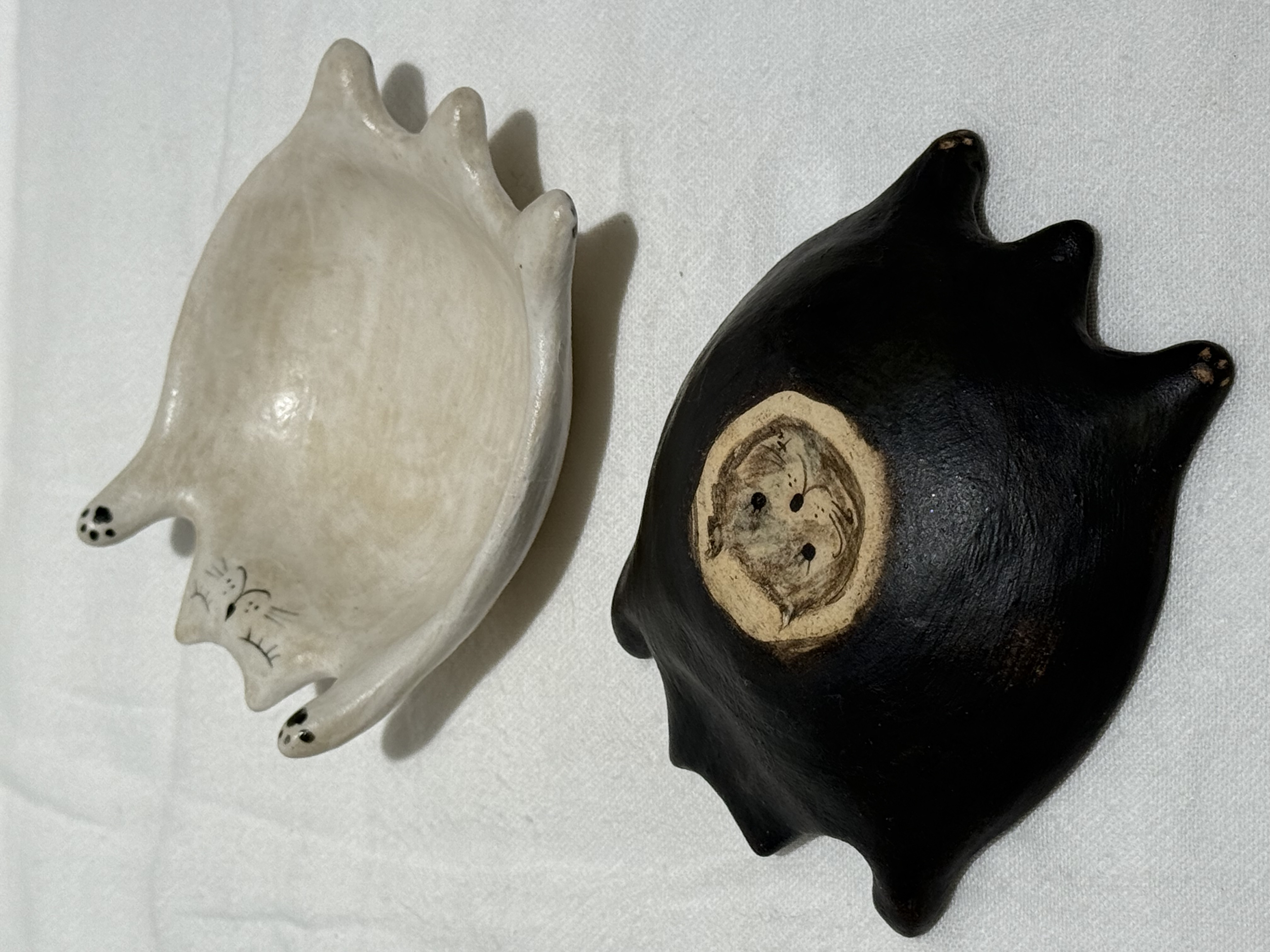 水玉工坊 貓咪小碟 貓貓舉手 小料碟