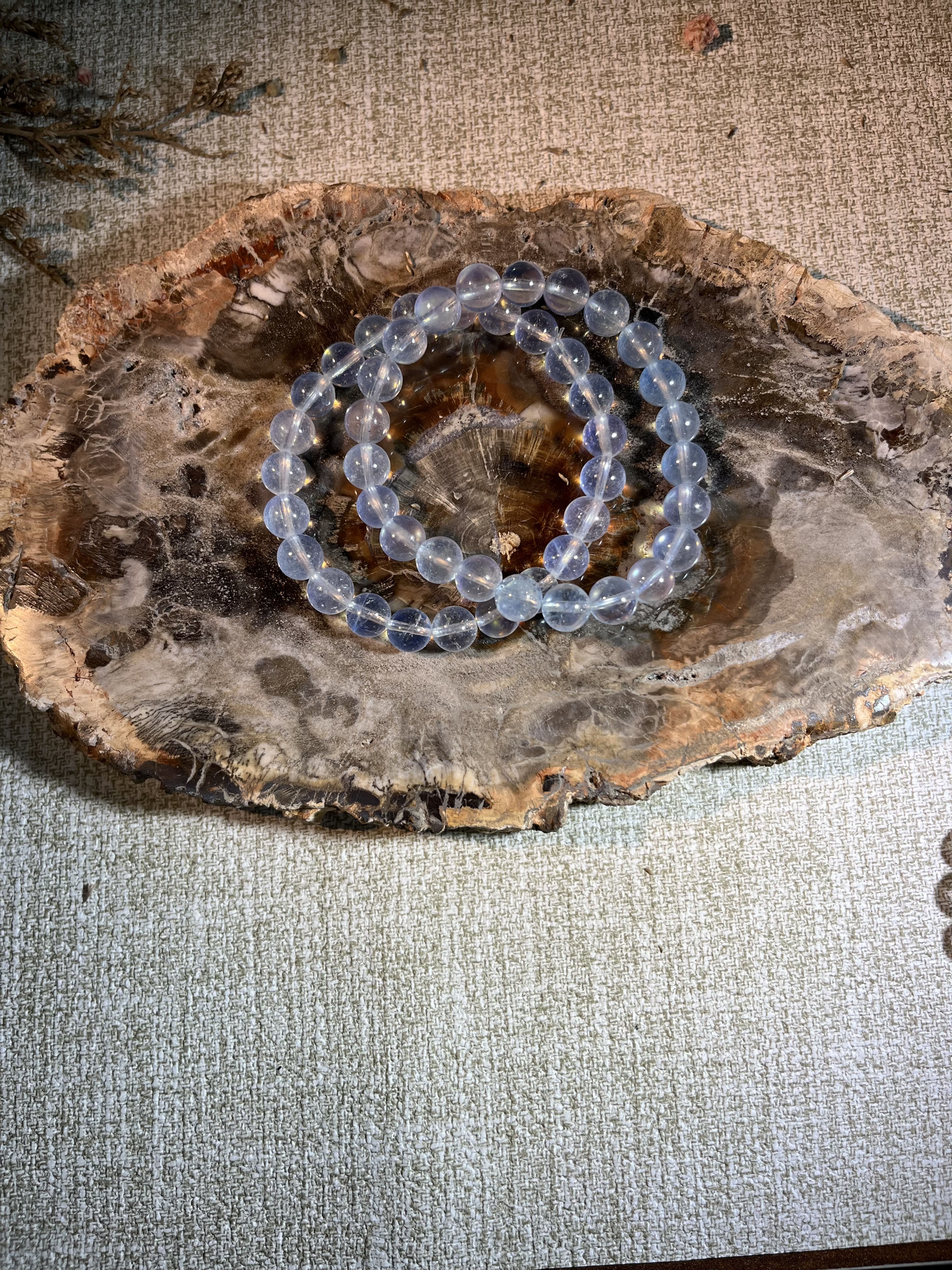 冰透綠海藍寶 8m+