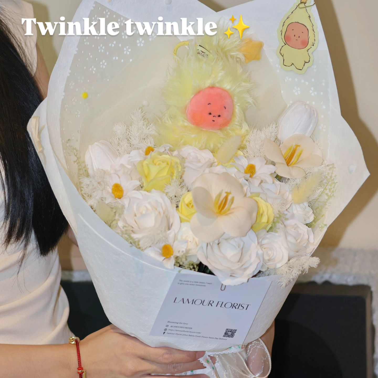 Twinkle twinkle 星星人大风中林乱香皂花束✨