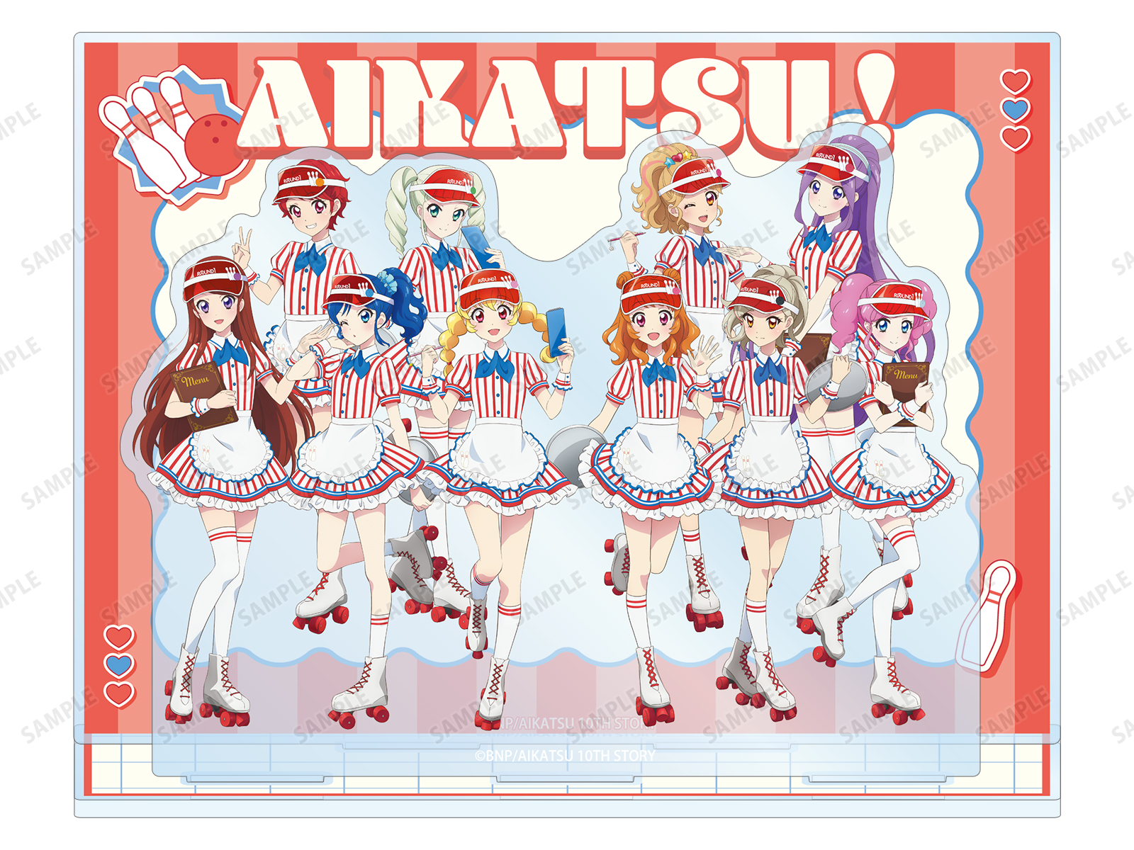 星夢學園 Aikatsu! × ROUND1 vol.2 情境立牌立牌 #P-AKG0318 [armabianca] (PRE-ORDER) [2026/05]