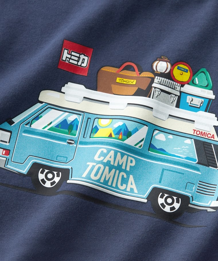 💚預訂 台灣直送💚Tomica露營車印花純棉短袖T恤