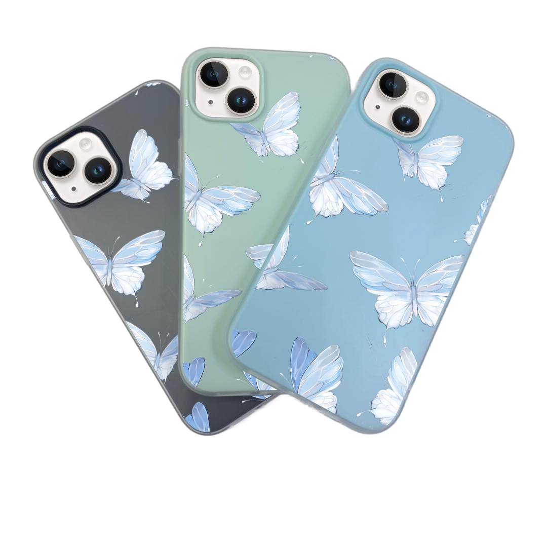 JELLY CASE PHONE FOR IPHONE - DESIGN BUTTERFLY B