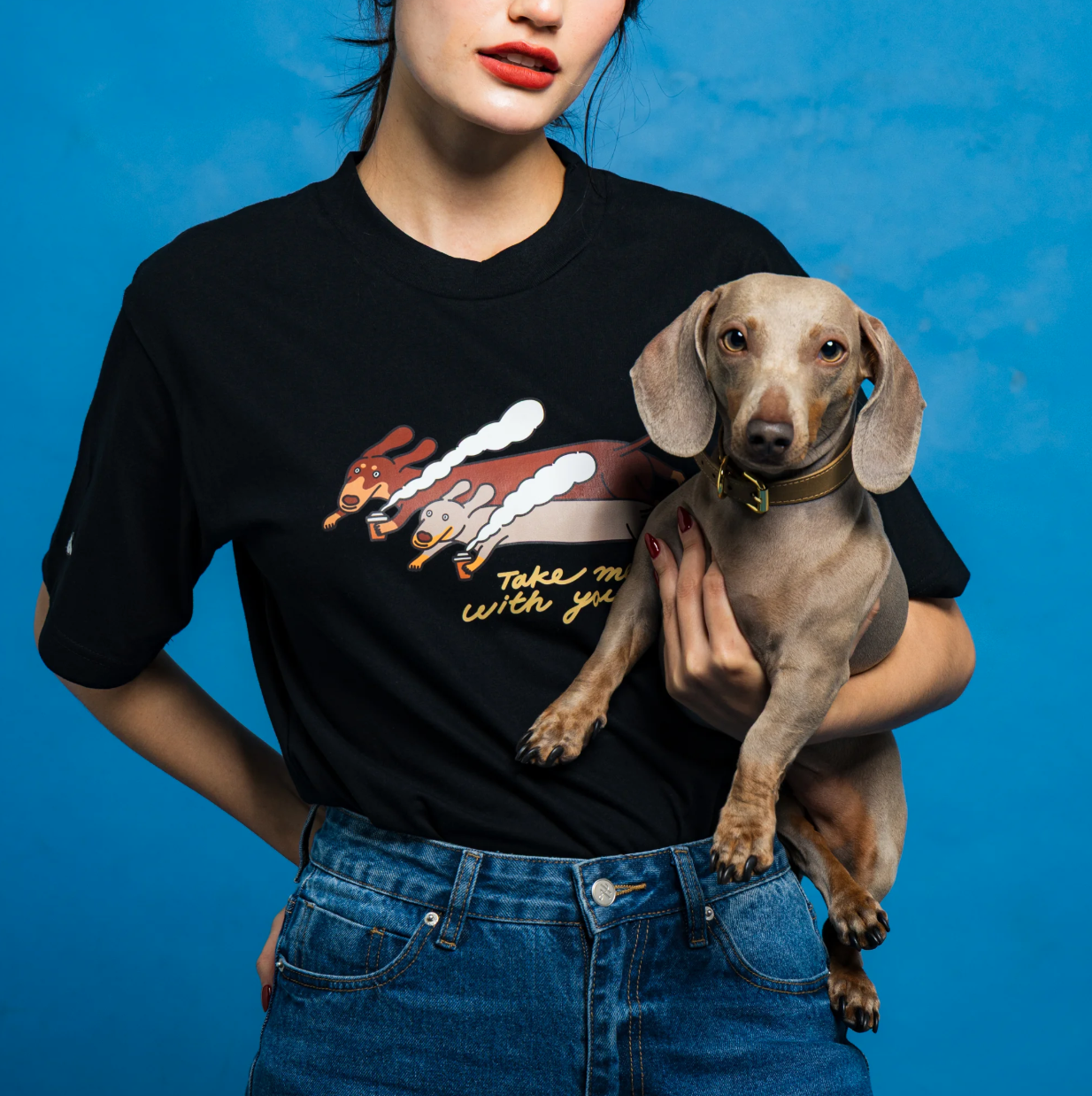 【預訂】泰國臘腸狗Cafe BENKOFF Take Me with You Shirt