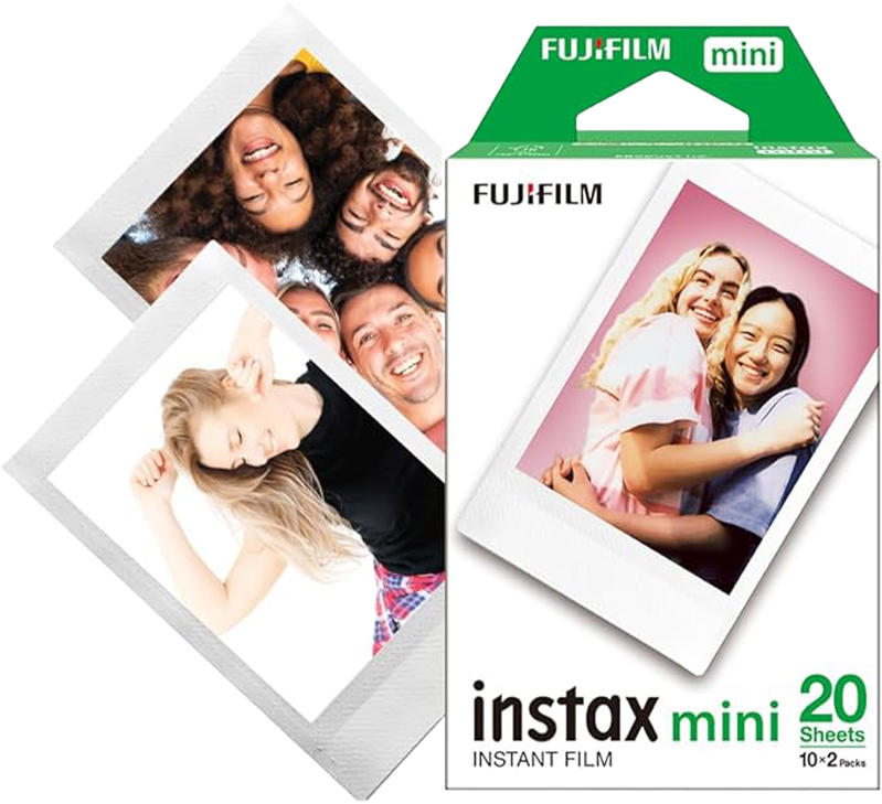 Fujifilm Instax Mini 20 Sheets 富士即影即有菲林相紙 (白邊框孖裝)