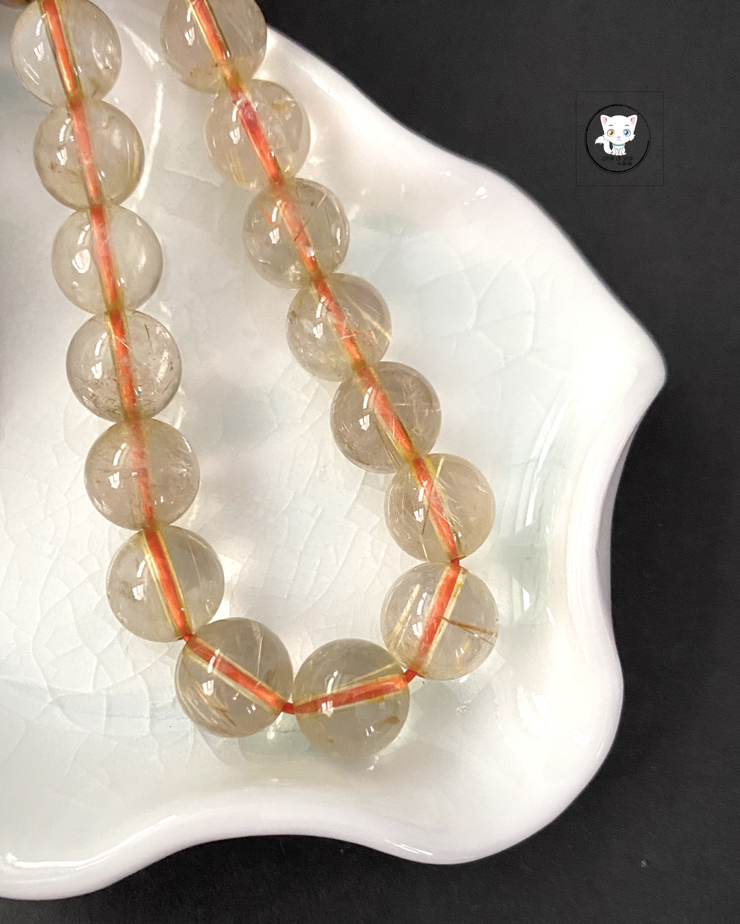 天然金髮晶手鏈 9.6mm