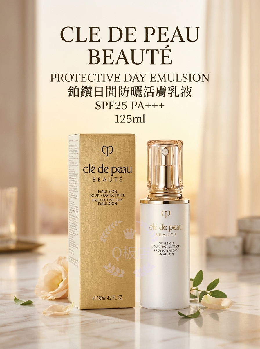 CLE DE PEAU PROTECTIVE DAY EMULSION 鉑鑽日間防曬活膚乳液SPF25 PA+++ 125ml