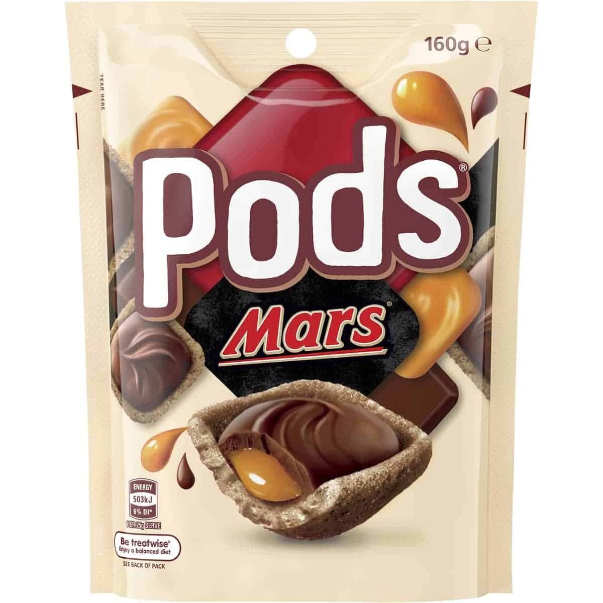 澳洲 Pods 朱古力脆脆 160g - B. Mars 平行進口 此日期前: 08-12-2025